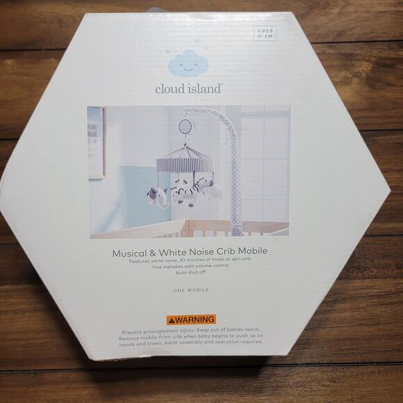 Cloud Island Musical & White Noise Crib Mobile - NEW - Picture 2 of 9